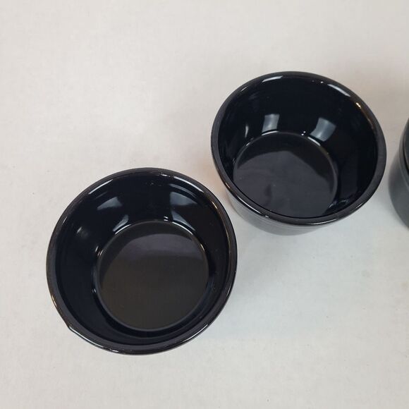 Basic Black Ramekins; Set of 4 - Picture 2 of 6
